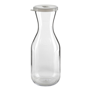 DECANTER BEVERGE 1 LITER CLEAR POLY   12EA/CS
